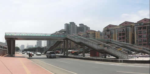 钢结构天桥工程安全施工技术特点